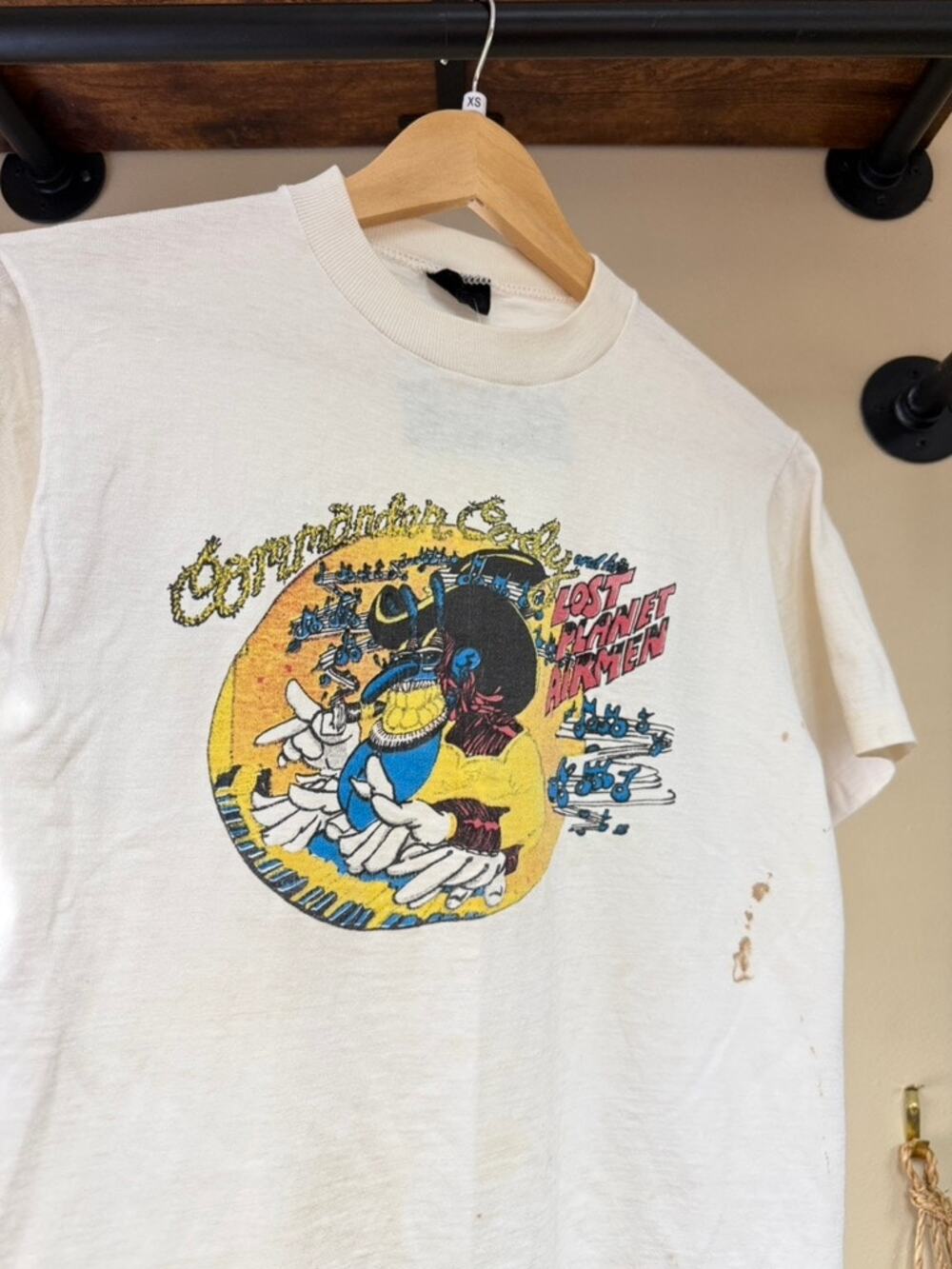 80s Commander Cody and the Lost Planet Airmen Vintage Country Band Tee Shirt